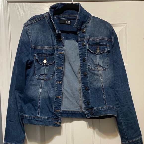 Kut from the Kloth Jackets & Blazers - Kut from the Kloth Dark Blue Jean Jacket